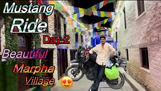 POKHARA TO MARPHA😍THE MOST BEAUTIFUL VILLAGE❣️DAY2MUSTANG RIDE🔱 rudramotoxplorer bettiah [upl. by Gosselin]