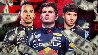 FORMULE 1  Verstappen Hamilton Gasly  Le classement des salaires pour la saison 2023 [upl. by Nagey299]