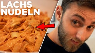 Lachs Nudeln mit verdorbenen Weißwein  Wenn Männer Kochen Ep4 [upl. by Sirtimed]