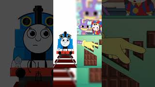 Thomas watched Pomni and Jax wants eat a chocolate thomasanimation [upl. by Nednal344]