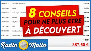 8 conseils pour ne plus être à découvert [upl. by Hsejar158]