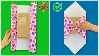 10 EASY Gift Wrapping Ideas and Hacks Everyone Will Love [upl. by Onabru]