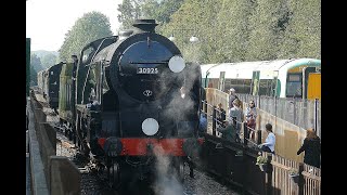 RD23424vid Bluebell Railway Giants of Steam Weekend  Part 1 [upl. by Darcy]