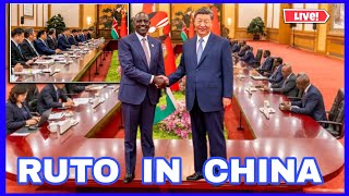 RUTO IN CHINA  MEETS CHINA PRESIDENRS SEE WHAT THEY DID  RUTO IN CHINA [upl. by Zulaledairam173]