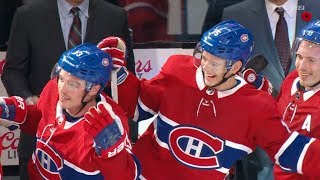 Canadiens score twice in two seconds to set NHL record [upl. by Manwell]