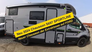 🤩Premiere 2024 Neues CHAUSSON Wohnmobil 🤩CHAUSSON S697 SPORTLINE Die Konkurenz zum X650  X250 [upl. by Asilana]