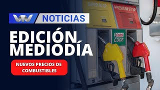 Edición Mediodía 0112  Ya están rigiendo los nuevos valores de los combustibles [upl. by Nadbus931]