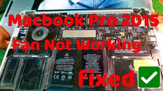 MacBook Pro A1502 fan not working how to fix a faulty fan hardware macbook [upl. by Eitsym967]