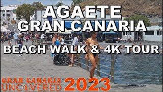 Agaete 4K Walking Tour Beach amp Resort Drone FlyBy Dedo de Dios  Gran Canaria Uncovered 2023 [upl. by Ahseele]