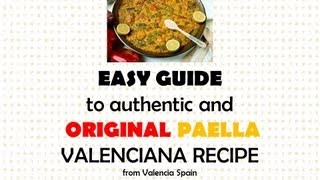 How to make an authentic and original PAELLA VALENCIANA from Spain [upl. by Dulcie]