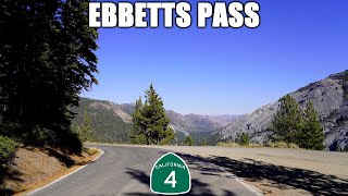 California Highway 4 East Over Ebbetts Pass  Ebbetts Pass National Scenic Byway Part 2 [upl. by Atniuqal554]