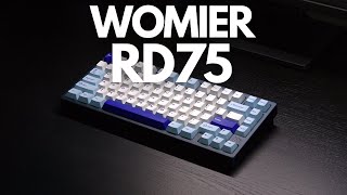 This has to be the BEST budget 75 keyboard  Womier RD75 Review [upl. by Gnut]