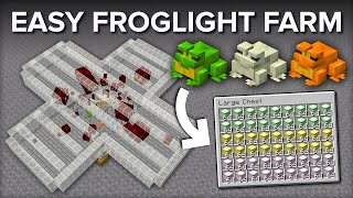 Minecraft All Colors Froglight Farm  5000 Per Hour [upl. by Rbma837]