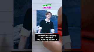 How do you support comment for TXT yeonjun in Korean kpop txt overthemoon [upl. by Hardwick]