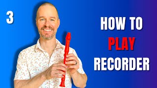 Recorder Lessons for Beginners  3 Ode to Joy recorder learn [upl. by Akehsay]