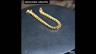 Create Your Own Stunning 18k GOLD BRACELET from Scratch spkyoutuber jewellery [upl. by Ellehsal]