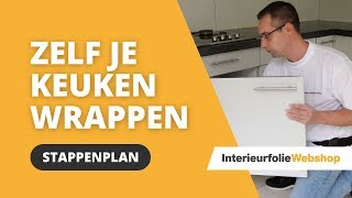 Hoe zelf je keukenkastjes wrappen [upl. by Naval]