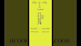 Oxidation of Acetone  Formic Acid amp Acetic Acid  Carbonyl Compounds cbseclass12  chemistry [upl. by Shirlene]