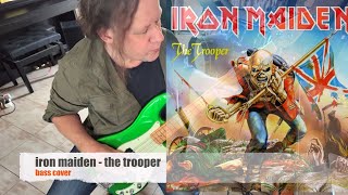 Rock Out With This Bass Cover Of Iron Maidens quotthe Trooperquot 🤘🎸 [upl. by Nlycaj]