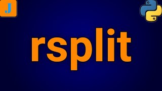 Python rsplit [upl. by Rabbaj]