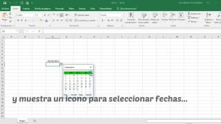 xlsCal Calendario desplegable para Excel [upl. by Gnok]