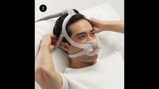 ResMed AirFit F30i Managing leaks for a full face CPAP mask [upl. by Harihat]