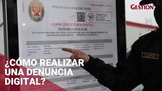 Conozca cómo realizar su denuncia digital por pérdida o robo de documentos [upl. by Kanya]