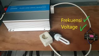 Unboxing Inverter IP2000 Tegangan dan frekuensi SEMPURNA [upl. by Ennairam]