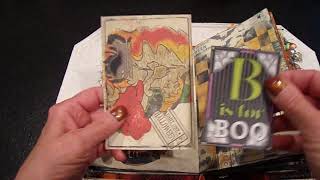 Halloween Junk Journal Flip Through Part 1 [upl. by Arno]