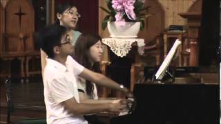 P Tchaikovsky：Waltz of the Flowers from The Nutcracker Suite for piano four hands [upl. by Llenehs]