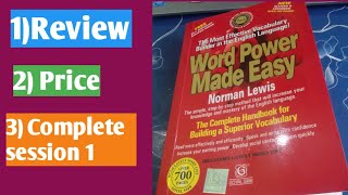 Word power made easy book review in Hindi Price complete session 1 vocabulary Norman Lewis [upl. by Orel]