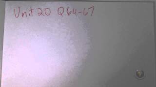 How to solve GAMSAT Section 3 problems ACER Practice Test 1  Green Booklet Unit 20 Q64  67 [upl. by Rosabella]