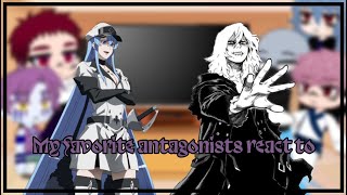 My favorite antagonists react to each other 23 Esdeath Shigaraki [upl. by Hootman144]