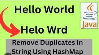 Remove Duplicate Character From String  Remove Repeated Character  Java Programjavadsajava [upl. by Nedla]