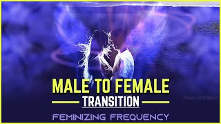 Male to Female Transition Hypnosis  Subliminal Feminizing Frequency  Binaural Beats Meditation [upl. by Menendez564]