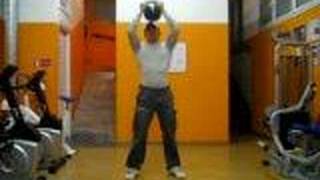 Kettlebell Press  StudioMilettocom [upl. by Adelaja776]