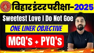 Sweetest Love I Do Not Goe Objective  12th English Poetry Chapter 1 Vvi Objective amp PYQs [upl. by Steck]