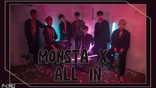 MONSTA X – All In 걸어 Easy Lyrics [upl. by Rochemont]