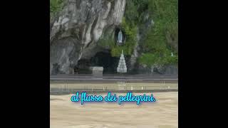 Linondazione di Lourdes lourdestv madonna verginemaria avemaria madonnadimedjugorje lourdes [upl. by Han848]