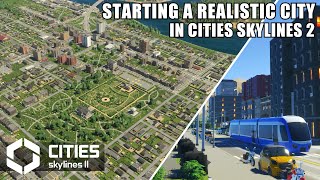 Cities Skylines 2 Gameplay  Starting a REALISTIC City From Scratch  Riverview EP1 [upl. by Owain]