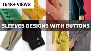 Sleeves Design With Buttons  Latest Sleeves Design For Suits 2023 [upl. by Edward]