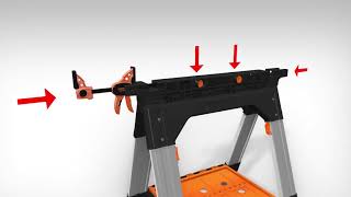 Pony 2 Piece Clamping Sawhorses [upl. by Aitnic]