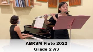 The Arethusa  Grade 2 A3 ABRSM Flute Exam Pieces from 2022 [upl. by Krauss667]