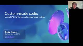LlamaIndex Webinar Using RAG with LlamaIndex for LargeScale Generative Coding [upl. by Ymarej]