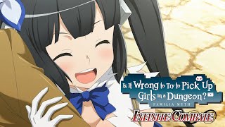 Is It Wrong to Try to Pick Up Girls in a Dungeon Infinite Combate  Launch Trailer [upl. by Drahcir]