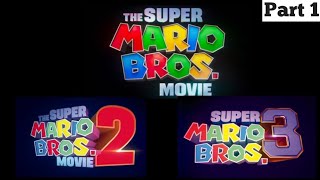 Future Mario Movie Logos Part 1  2023 2026 2029 2032 [upl. by Irfan]