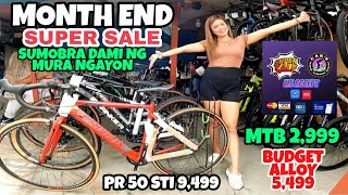 SUMOBRA DAMI NG MURA NGAYON DITO  MTB 2999 BUDGET ALLOY 5499 PR50 9499 GRAVEL 6399 SUPER SALE [upl. by Ahsielat]