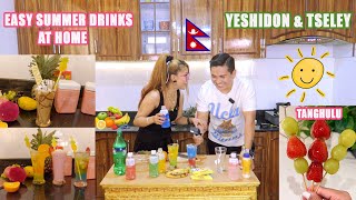 Easy Summer Drinks at Home ☀️ ll Tanghulu ll Yeshidon Vlogs [upl. by Dahraf]