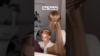 Quick amp Easy Hair Tutorialtransform your look in minutes 😍hairtutorial partyhairstyle shorts [upl. by Norret]