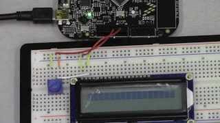 mBed Tutorial 7 Interfacing with an LCD Display [upl. by Analle]